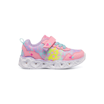 Sneakers rosa da bambina con luci nella suola Le scarpe di Alice, Scarpe Bambini, SKU k222000253, Immagine 0